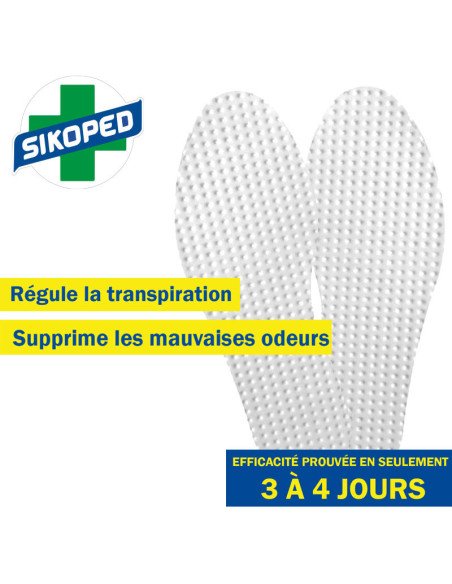 Semelle anti-transpirante en mousse latex - Sikoped