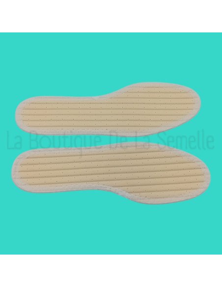 Semelles en coton pieds nus – Saphir