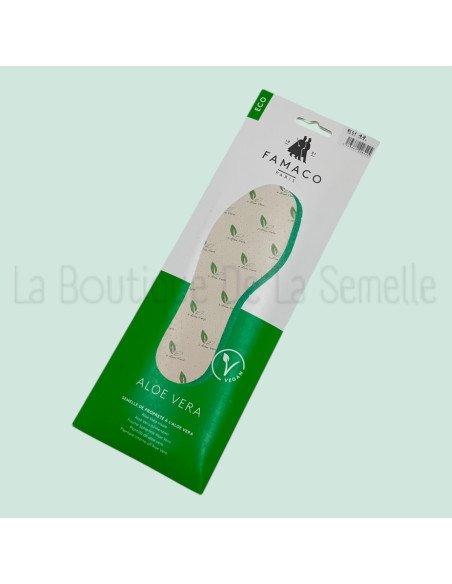 Semelles intérieures à l’aloe vera – Famaco