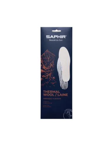Semelles thermiques 100 % - Laine et aluminium – Saphir