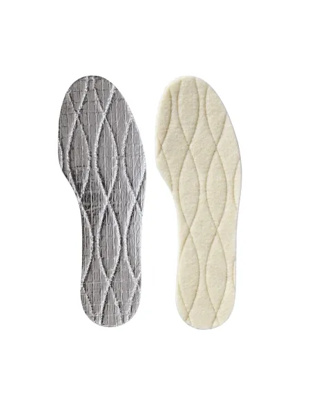 Semelles thermiques 100 % - Laine et aluminium – Saphir