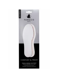 Semelles coton Comfort et Fresh – anti-transpiration – Famaco